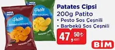 PATİTO PATATES CİPSİ 200 G